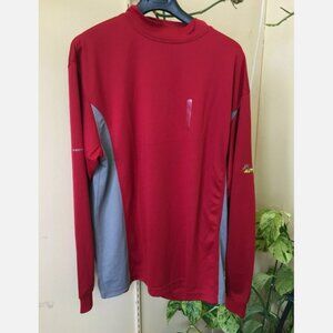 NEW Stormtech Crimson Red\Grey Long Sleeve Tshirt Jersey Large Chest 46"